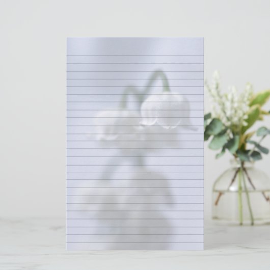 Blume Briefpapier (Stehend Vorderseite)