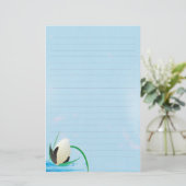 Blume Briefpapier (Stehend Vorderseite)