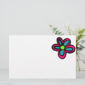 Blume Briefpapier (Stehend Vorderseite)