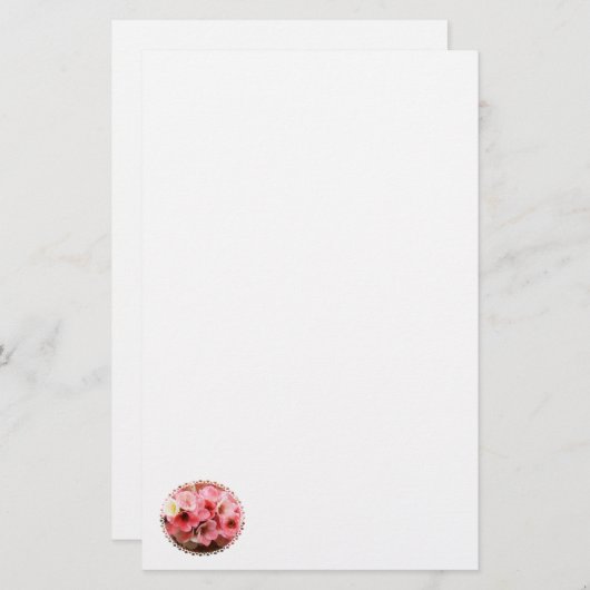 BLUME BRIEFPAPIER (Vorne/Hinten)