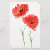 Blume Briefpapier (Vorne/Hinten)