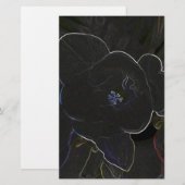 Blume Briefpapier (Vorne/Hinten)