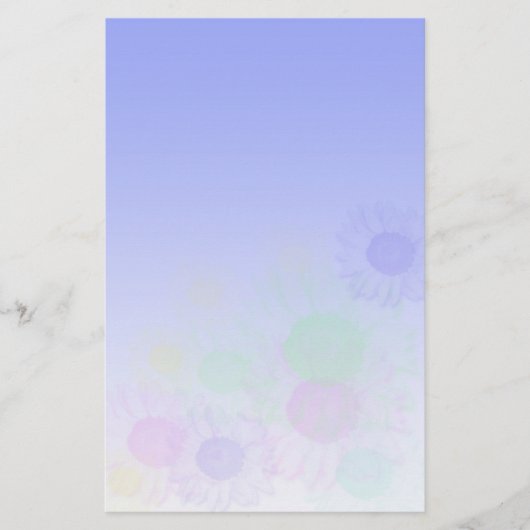 Blume Briefpapier (Vorderseite)
