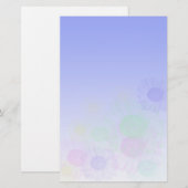 Blume Briefpapier (Vorne/Hinten)