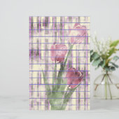 Blume Briefpapier (Stehend Vorderseite)
