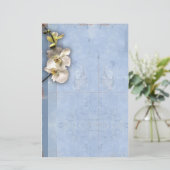 Blume Briefpapier (Stehend Vorderseite)