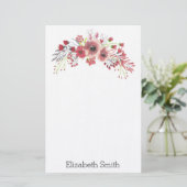 Blume Briefpapier (Stehend Vorderseite)