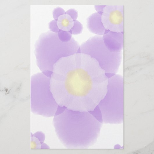 Blume Briefpapier (Vorderseite)