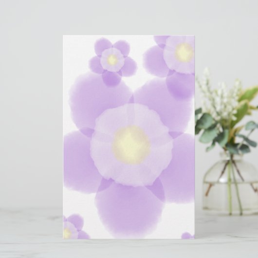 Blume Briefpapier (Stehend Vorderseite)