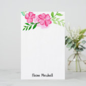 Blume Briefpapier (Stehend Vorderseite)