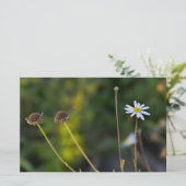 Blume Briefpapier (Stehend Vorderseite)