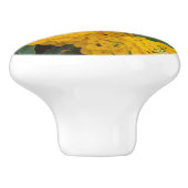 Blume Bright Yellow Lantana Keramikknauf (Seitenansicht)