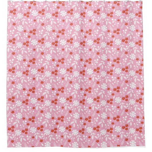 Blume bringen Farbe in Ihre Welt Duschvorhang (Vorderseite)