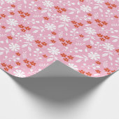 Blume bringen Farbe in Ihre Welt Geschenkpapier (Ecke)