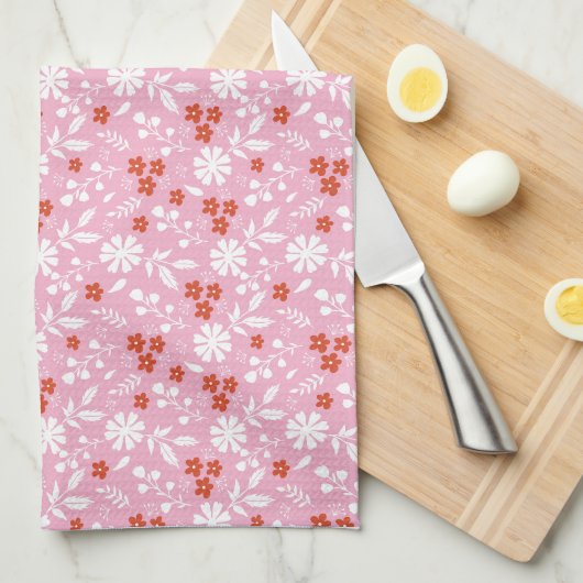 Blume bringen Farbe in Ihre Welt Geschirrtuch (Viertel Falte)