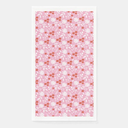 Blume bringen Farbe in Ihre Welt Serviette (Vorderseite)