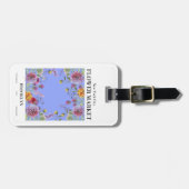 Blume Brooklyn Gepäckanhänger (Vorderseite horizontal)