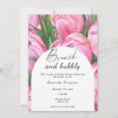 Blume - Brunch und Brautparty Einladung (Vorderseite)