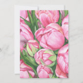 Blume - Brunch und Brautparty Einladung (Rückseite)