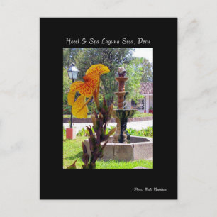 Blume & Brunnen, Hotel & Wellness-Center Laguna Se Postkarte