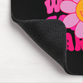 Blume Brustkrebs Krieger rosa Band Mousepad (Ecke)