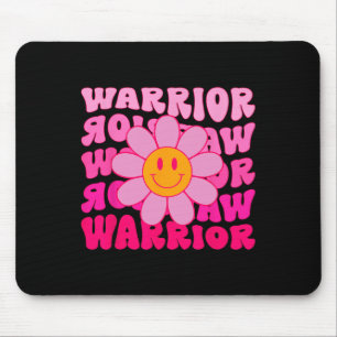 Blume Brustkrebs Krieger rosa Band Mousepad