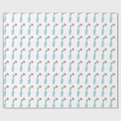 Blume Bud Vase Dekorative Zeichnend Geschenkpapier (Flach)