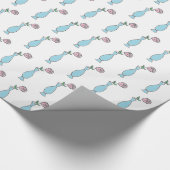 Blume Bud Vase Dekorative Zeichnend Geschenkpapier (Ecke)