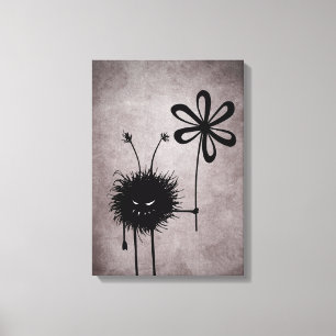 Blume Bug Vintage Canvas Print Leinwanddruck