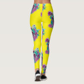 Blume-Bukett Leggings (Rückseite)