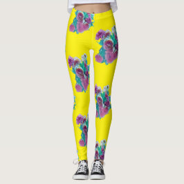 Blume-Bukett Leggings