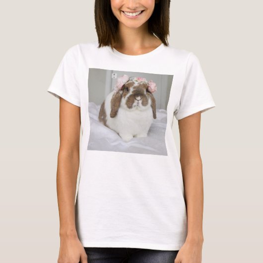 Blume Bun T-Shirt (Vorderseite)