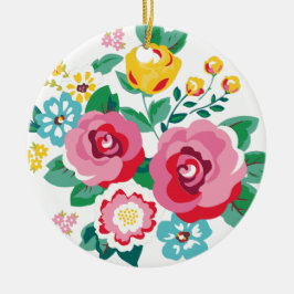 Blume BUNKT Keramik Ornament