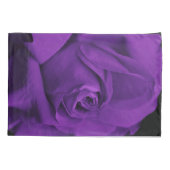 Blume bunt Design Rose lila geometrisch Kissenbezug (Rückseite)