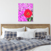 Blume Burden Bibelverse Christlich Leinwanddruck (Insitu (Schlafzimmer))