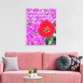 Blume Burden Bibelverse Christlich Leinwanddruck (Insitu (Wohnzimmer))