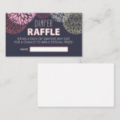 Blume Burst Diaper Raffelschein Begleitkarte (Vorne/Hinten)