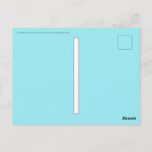 Blume Burst Postkarte (Rückseite)