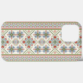Blume Burst Tatreez Print iPhone Case (Rückseite (Horizontal))