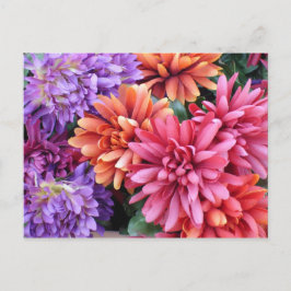 Blume Bursts Postkarte
