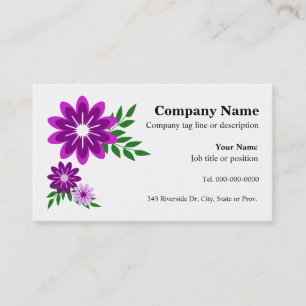 Blume Business Cards Visitenkarte