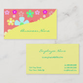 Blume Business Cards Visitenkarte (Vorne/Hinten)