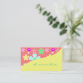 Blume Business Cards Visitenkarte (Stehend Vorderseite)