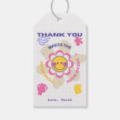 Blume Business Team Mitarbeiterkollegin Vielen Dan Geschenkanhänger (Vorderseite)