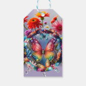 Blume Butterfly Geschenkanhänger (Rückseite)