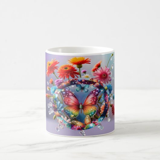 Blume Butterfly Kaffeetasse (Mittel)