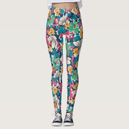 Blume Butterfly Leggings (Vorderseite)