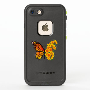 Blume Butterfly mit gelbem Kalifornien-Mohn