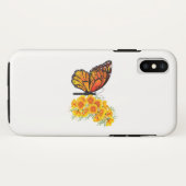 Blume Butterfly mit gelbem Kalifornien-Mohn Case-Mate iPhone Hülle (Rückseite (Horizontal))