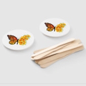 Blume Butterfly mit gelbem Kalifornien-Mohn Fächer (Non-assembled)